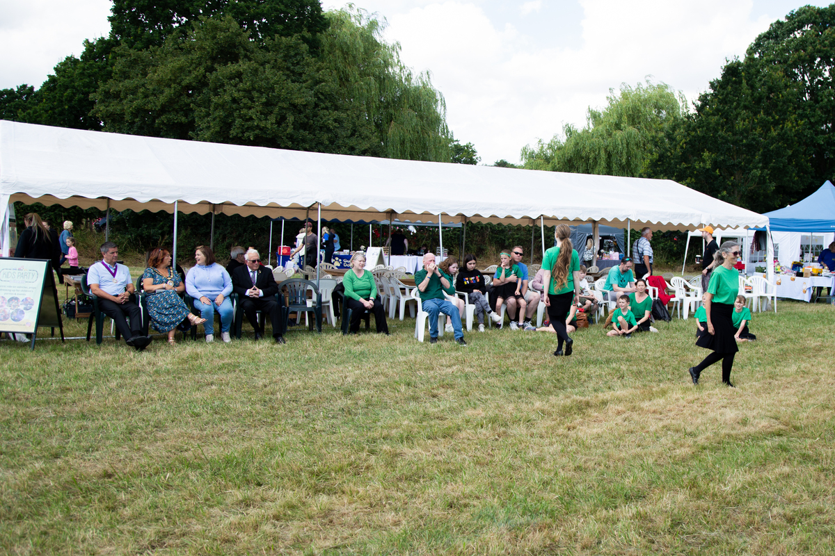 Irish dancing demonstrations from the Maureen Corr Irish Dancers